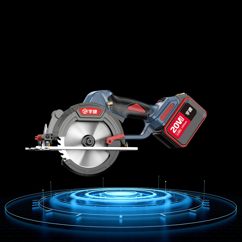 YP20-C140A เลื่อยวงเดือนไร้สาย 20V พร้อมใบมีดเส้นผ่านศูนย์กลาง 140 มม. เครื่องตัดไม้แบบมือถือ
